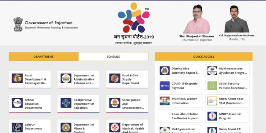 Rajasthan Jan Suchna Portal